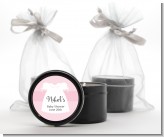 Sweet Little Lady - Baby Shower Black Candle Tin Favors