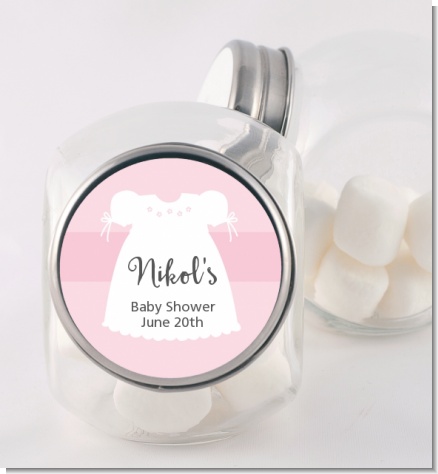 Sweet Little Lady - Personalized Baby Shower Candy Jar