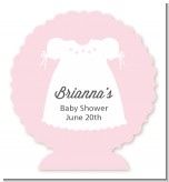 Sweet Little Lady - Personalized Baby Shower Centerpiece Stand