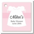 Sweet Little Lady - Personalized Baby Shower Card Stock Favor Tags thumbnail