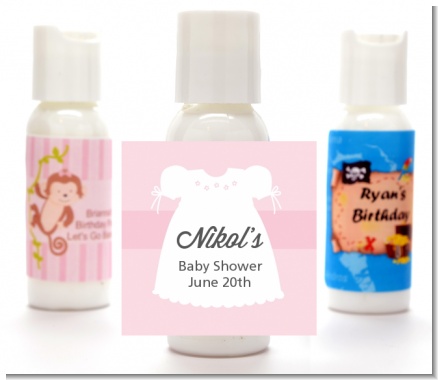 Sweet Little Lady - Personalized Baby Shower Lotion Favors