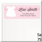 Sweet Little Lady - Baby Shower Return Address Labels
