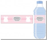 Sweet Little Lady - Personalized Baby Shower Water Bottle Labels