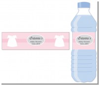 Sweet Little Lady - Personalized Baby Shower Water Bottle Labels