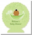 Sweet Pea African American Boy - Personalized Baby Shower Centerpiece Stand thumbnail
