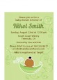 Sweet Pea African American Girl - Baby Shower Petite Invitations thumbnail