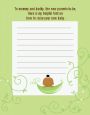 Sweet Pea African American Girl - Baby Shower Notes of Advice thumbnail