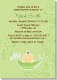 Sweet Pea Asian Boy - Baby Shower Invitations