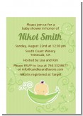 Sweet Pea Asian Girl - Baby Shower Petite Invitations