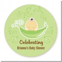 Sweet Pea Asian Girl - Personalized Baby Shower Table Confetti