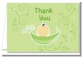 Sweet Pea Asian Girl - Baby Shower Thank You Cards thumbnail