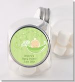 Sweet Pea Caucasian Boy - Personalized Baby Shower Candy Jar