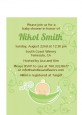 Sweet Pea Caucasian Boy - Baby Shower Petite Invitations thumbnail