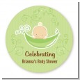 Sweet Pea Caucasian Boy - Personalized Baby Shower Table Confetti thumbnail