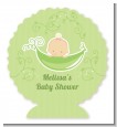 Sweet Pea Caucasian Girl - Personalized Baby Shower Centerpiece Stand thumbnail