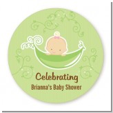 Sweet Pea Caucasian Girl - Personalized Baby Shower Table Confetti