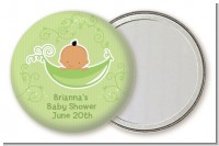 Sweet Pea Hispanic Boy - Personalized Baby Shower Pocket Mirror Favors