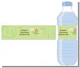 Sweet Pea Hispanic Boy - Personalized Baby Shower Water Bottle Labels thumbnail