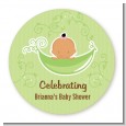 Sweet Pea Hispanic Girl - Personalized Baby Shower Table Confetti thumbnail