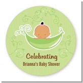 Sweet Pea Hispanic Girl - Personalized Baby Shower Table Confetti