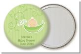 Sweet Pea Caucasian Girl - Personalized Baby Shower Pocket Mirror Favors