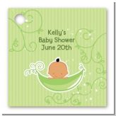 Sweet Pea Hispanic Boy - Personalized Baby Shower Card Stock Favor Tags