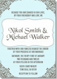 Light Blue & Grey - Bridal Shower Invitations