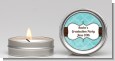Teal & Brown - Graduation Party Candle Favors thumbnail