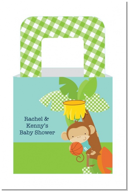 Team Safari - Personalized Baby Shower Favor Boxes