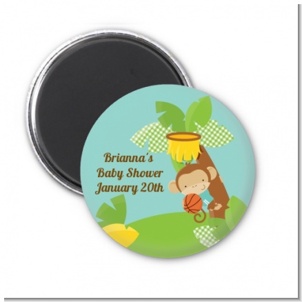 Team Safari - Personalized Baby Shower Magnet Favors