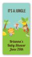 Team Safari - Custom Rectangle Baby Shower Sticker/Labels thumbnail