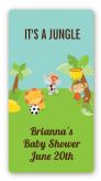 Team Safari - Custom Rectangle Baby Shower Sticker/Labels