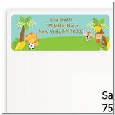 Team Safari - Baby Shower Return Address Labels