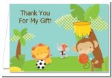 Team Safari - Baby Shower Thank You Cards