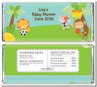 Team Safari - Personalized Baby Shower Candy Bar Wrappers