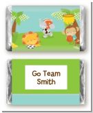Team Safari - Personalized Baby Shower Mini Candy Bar Wrappers