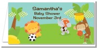 Team Safari - Personalized Baby Shower Place Cards