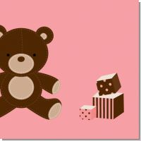 Teddy Bear Pink Baby Shower Theme