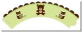 Teddy Bear Neutral - Birthday Party Cupcake Wrappers