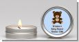 Teddy Bear Blue - Baby Shower Candle Favors thumbnail