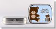 Teddy Bear Blue - Personalized Baby Shower Mint Tins thumbnail