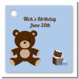 Teddy Bear - Personalized Birthday Party Card Stock Favor Tags thumbnail