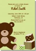 Teddy Bear Neutral - Baby Shower Invitations