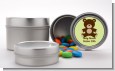 Teddy Bear Neutral - Custom Baby Shower Favor Tins thumbnail