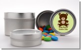 Teddy Bear Neutral - Custom Baby Shower Favor Tins