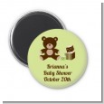 Teddy Bear Neutral - Personalized Baby Shower Magnet Favors thumbnail