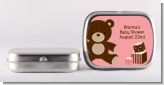 Teddy Bear Pink - Personalized Baby Shower Mint Tins