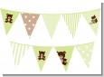 Teddy Bear Neutral - Baby Shower Themed Pennant Set thumbnail