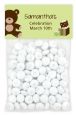 Teddy Bear Neutral - Custom Baby Shower Treat Bag Topper thumbnail