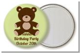 Teddy Bear - Personalized Birthday Party Pocket Mirror Favors